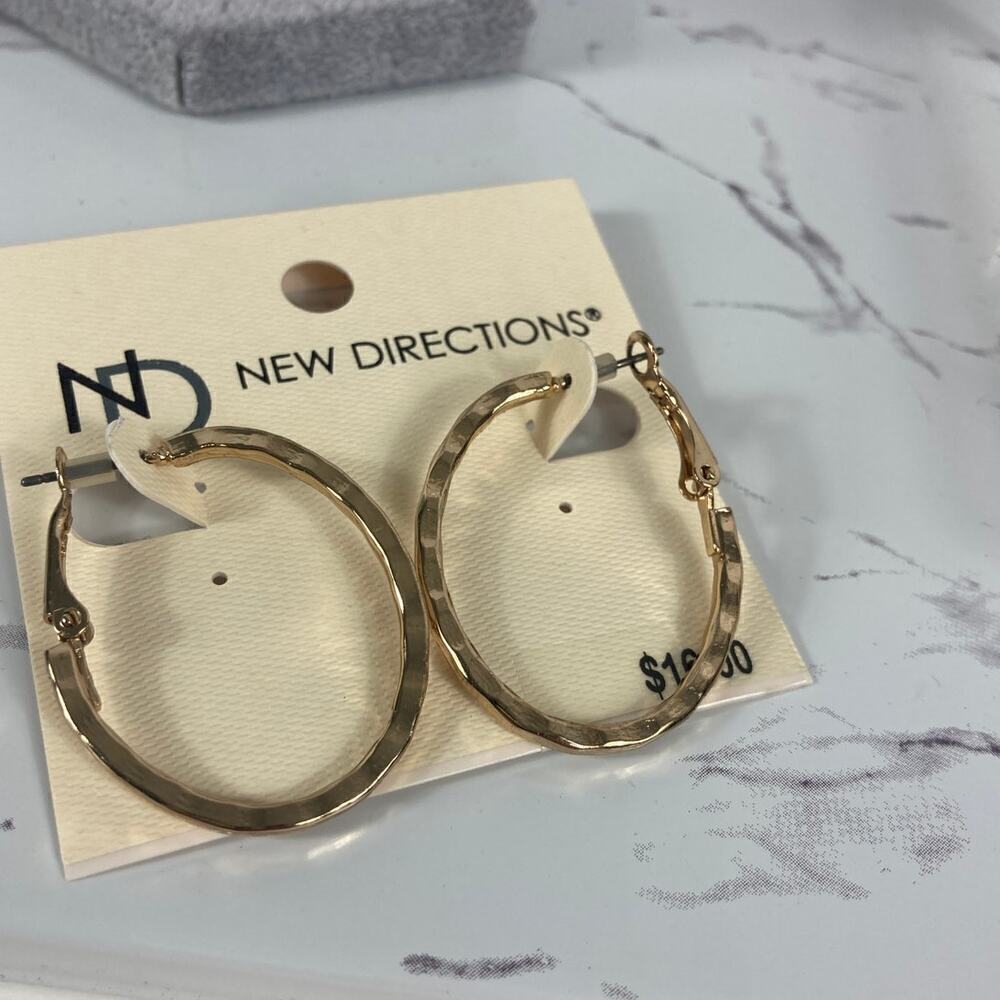 New Directions Hoop Earrings
